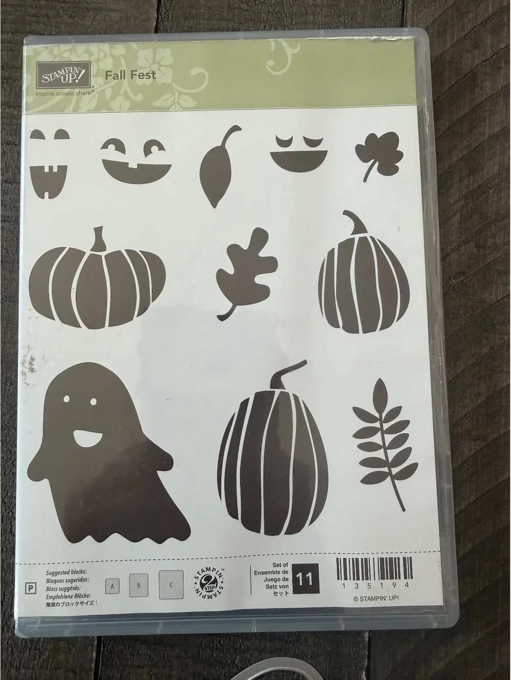 Stampin’ Up Fall Fest stamp set with die cuts